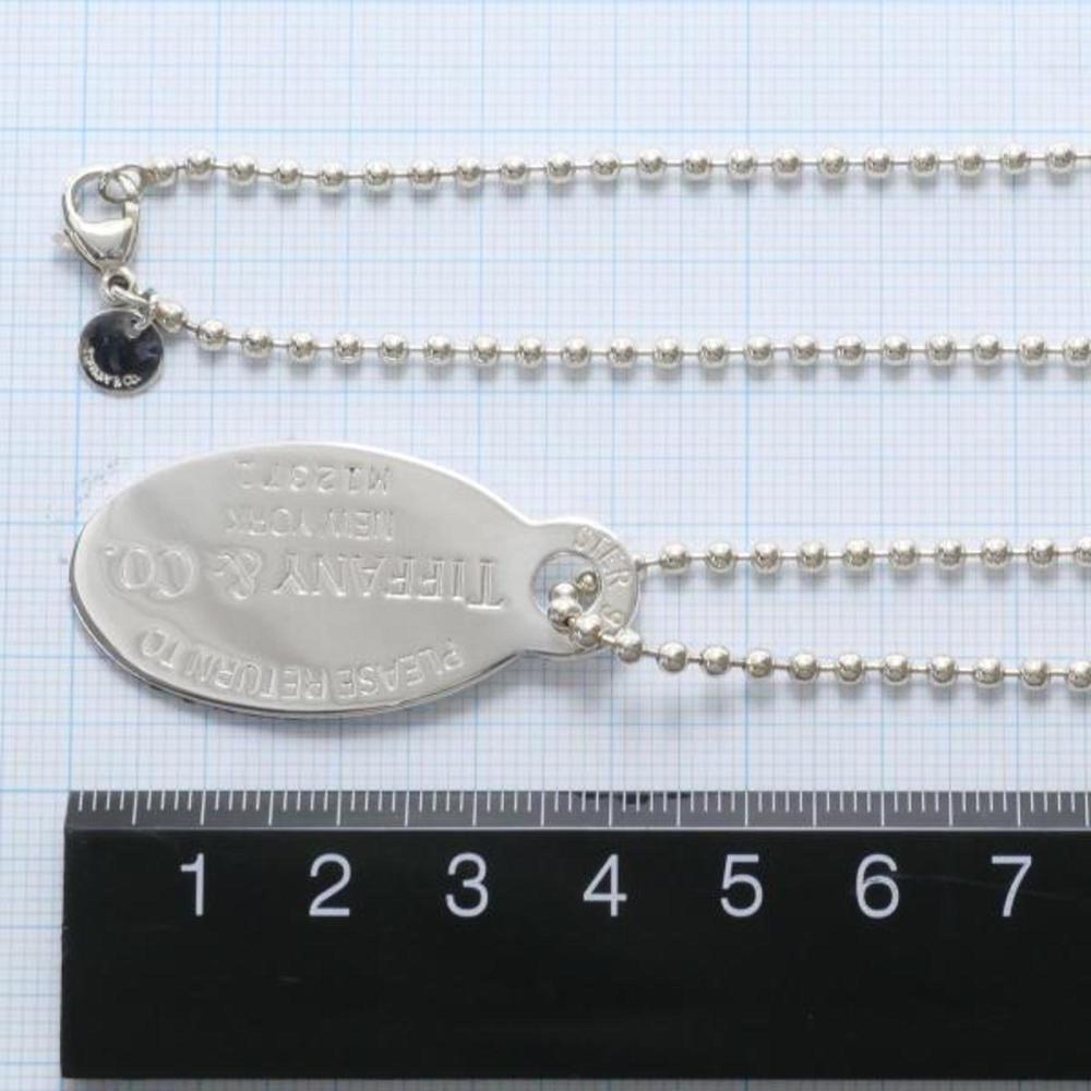 TIFFANY return toe silver necklace about 25.0g 82cm jewelry - Picture 5 of 8